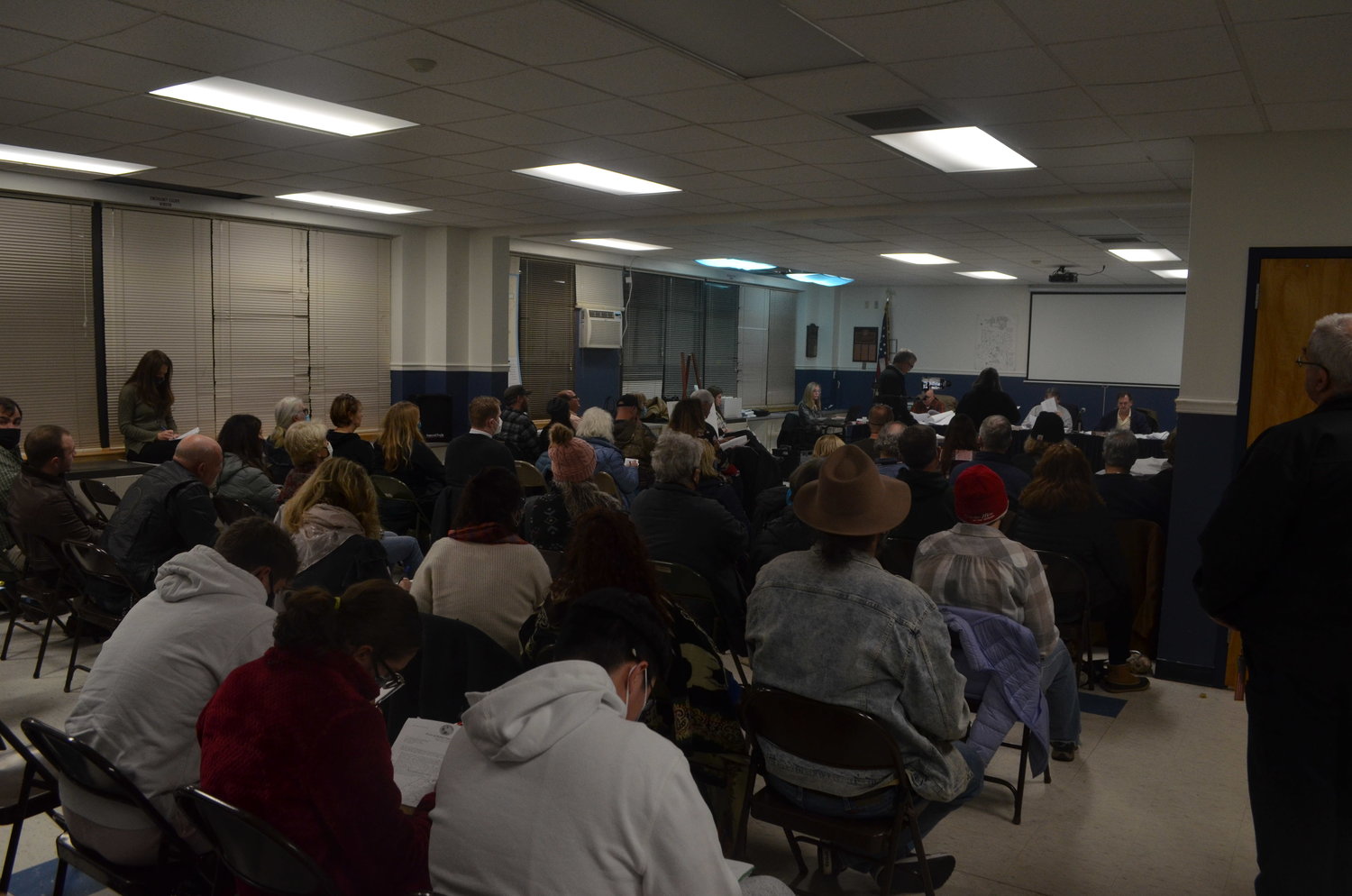 The Smallwood Aware Residents Team began organizing in advance of the Monday, December 6 board meeting, contributing to a standing-room-only crowd.